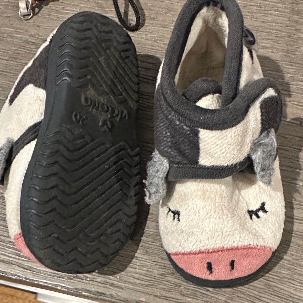 Adorable Cow-Themed Kids Shoes